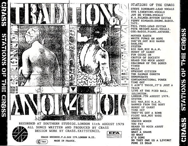 Crass - Stations Of The Crass | Crass Records (521984. CD.) - 4 Crass - Stations Of The Crass | Crass Records (521984. CD.) - 4