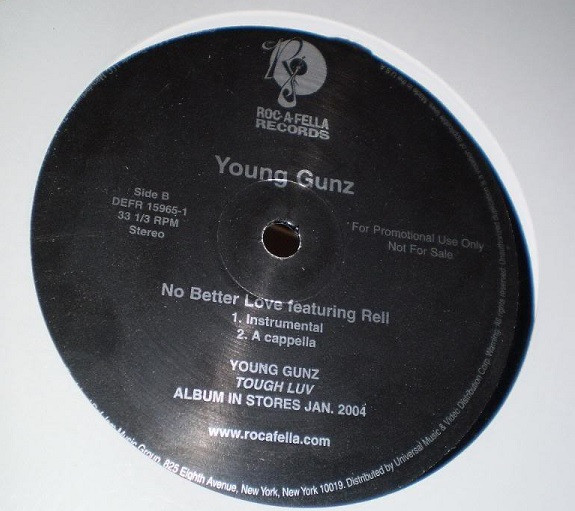 Young Gunz - No Better Love | Roc-A-Fella Records (DEFR 15965-1) - 2
