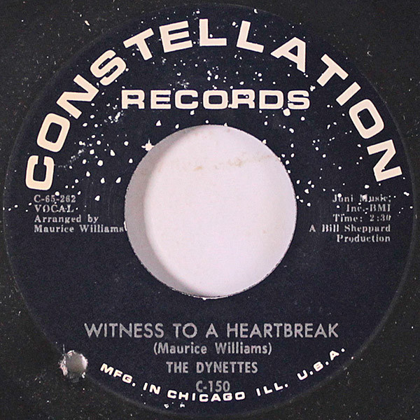 The Dynettes - New Guy / Witness To A Heartbreak | Constellation Records (C-150) - 2