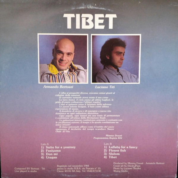 Armando Bertozzi , Luciano Titi - Tibet | RBA Records Studio (RBA 004) - 2