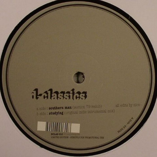 Various - Southern Man / Studying | D-Classics (DCLAS 010) - main