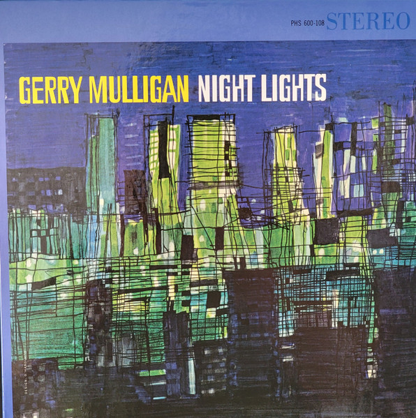 Gerry Mulligan - Night Lights | Verve Records (PHS 600-108) - main