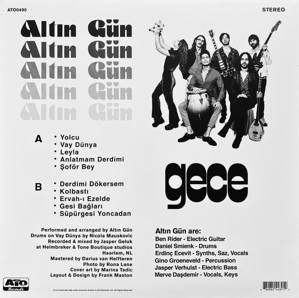 Altın Gün - Gece | ATO Records (ATO0490) - 2