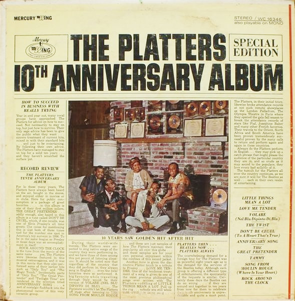 Platters 10th Anniversary Album