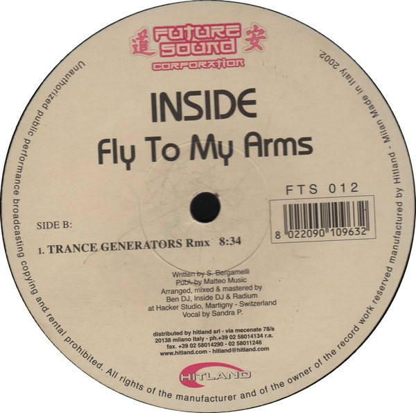 DJ Inside - Fly To My Arms | Future Sound Corporation (FTS 012) - 3 DJ Inside - Fly To My Arms | Future Sound Corporation (FTS 012) - 3