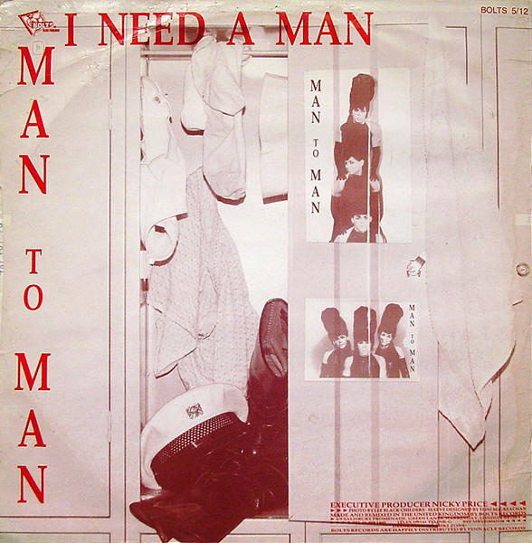 Man 2 Man - Energy Is Eurobeat / I Need A Man / Male Stripper (On The House Mix) | Bolts Records (BOLTS 5/12) - 2