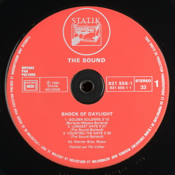The Sound - Shock Of Daylight | Polydor (821 555-1) - 3 The Sound - Shock Of Daylight | Polydor (821 555-1) - 3