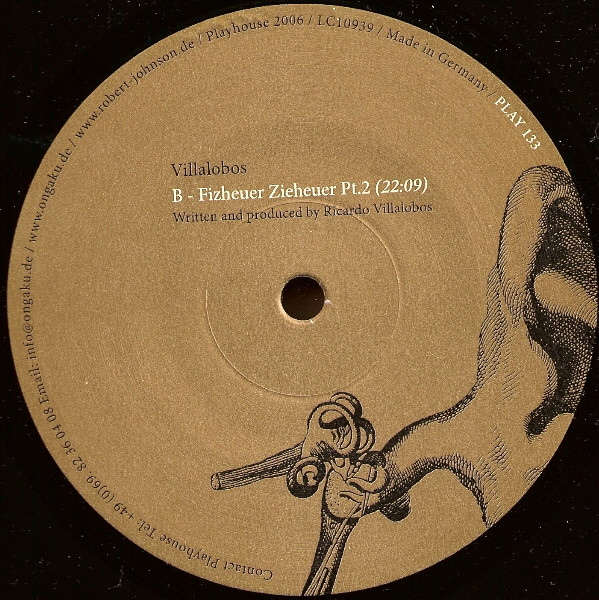 Ricardo Villalobos - Fizheuer Zieheuer | Playhouse (Play 133) - 4