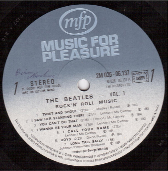 The Beatles - Rock 'N' Roll Music Vol. 1 | Music For Pleasure (2M026-06137) - 3 The Beatles - Rock 'N' Roll Music Vol. 1 | Music For Pleasure (2M026-06137) - 3