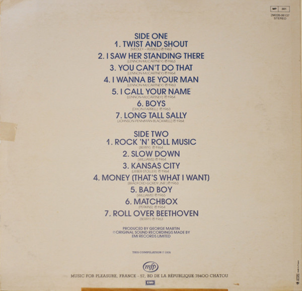 The Beatles - Rock 'N' Roll Music Vol. 1 | Music For Pleasure (2M026-06137) - 2 The Beatles - Rock 'N' Roll Music Vol. 1 | Music For Pleasure (2M026-06137) - 2
