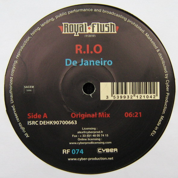 R.I.O - De Janeiro | Royal Flush Records (RF074) - 3 R.I.O - De Janeiro | Royal Flush Records (RF074) - 3