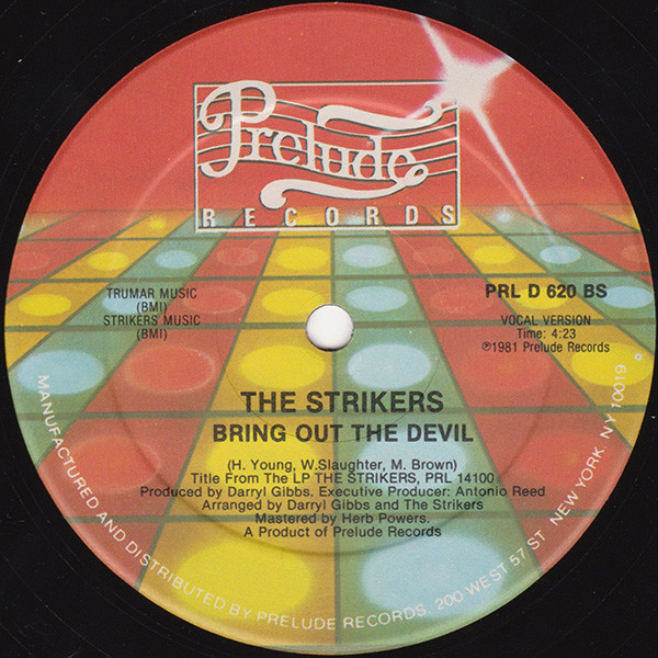 The Strikers - Strike It Up / Bring Out The Devil | Prelude Records (PRL D 620) - 2 The Strikers - Strike It Up / Bring Out The Devil | Prelude Records (PRL D 620) - 2