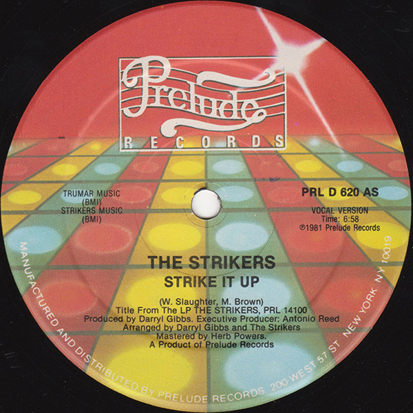 The Strikers - Strike It Up / Bring Out The Devil | Prelude Records (PRL D 620) - main The Strikers - Strike It Up / Bring Out The Devil | Prelude Records (PRL D 620) - main