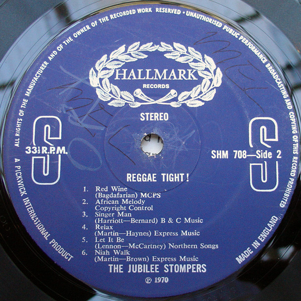 The Jubilee Stompers - Reggae Tight | Hallmark Records (SHM 708) - 4 The Jubilee Stompers - Reggae Tight | Hallmark Records (SHM 708) - 4