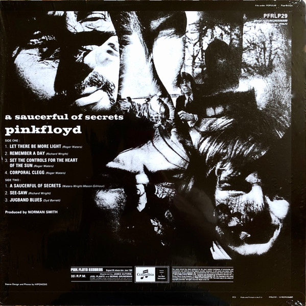 Pink Floyd - A Saucerful Of Secrets | Pink Floyd Records (PFRLP29) - 2