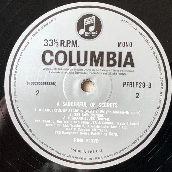 Pink Floyd - A Saucerful Of Secrets | Pink Floyd Records (PFRLP29) - 4