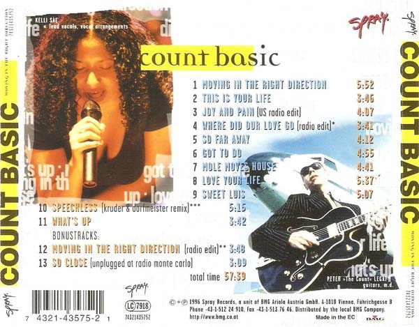 Count Basic - Moving In The Right Direction | Spray Records (74321435752) - main