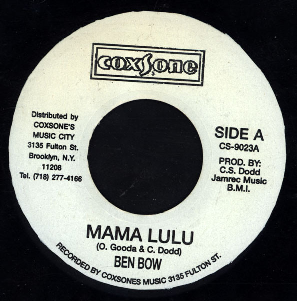 Benbow - Mama Lulu | Coxsone Records (CS-9023) - main