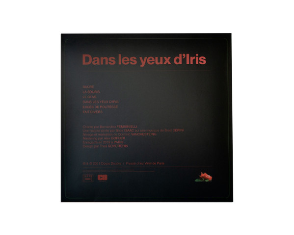Bernardino Femminielli - Dans Les Yeux D'Iris | Corps Double (CD001/1) - 2