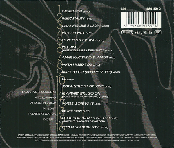 Céline Dion - Let's Talk About Love | Columbia (489159 2) - 2