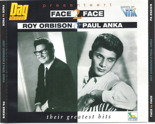 Roy Orbison & Paul Anka - Face 2 Face - Their Greatest Hits | Paradiso (PA 2523/6) - main
