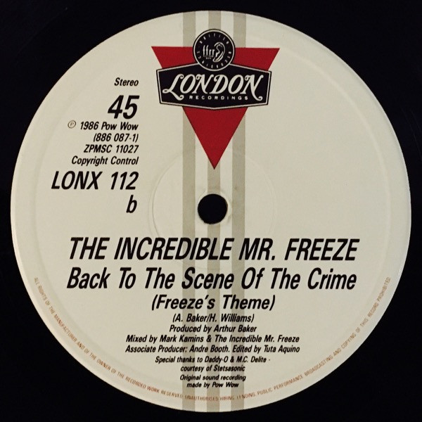 The Incredible Mr. Freeze - Back To The Scene Of The Crime | London Records (LONX 112) - 3 The Incredible Mr. Freeze - Back To The Scene Of The Crime | London Records (LONX 112) - 3