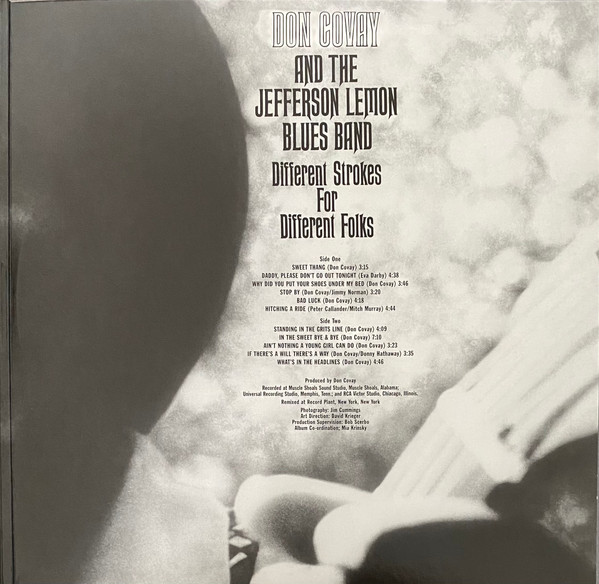 Don Covay And The Jefferson Lemon Blues Band - Different Strokes For Different Folks | Trading Places (TDP54078) - 3