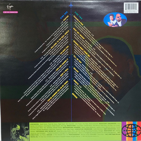 Frankie Knuckles - Welcome To The Real World | Virgin (VUSLP 82) - 2 Frankie Knuckles - Welcome To The Real World | Virgin (VUSLP 82) - 2