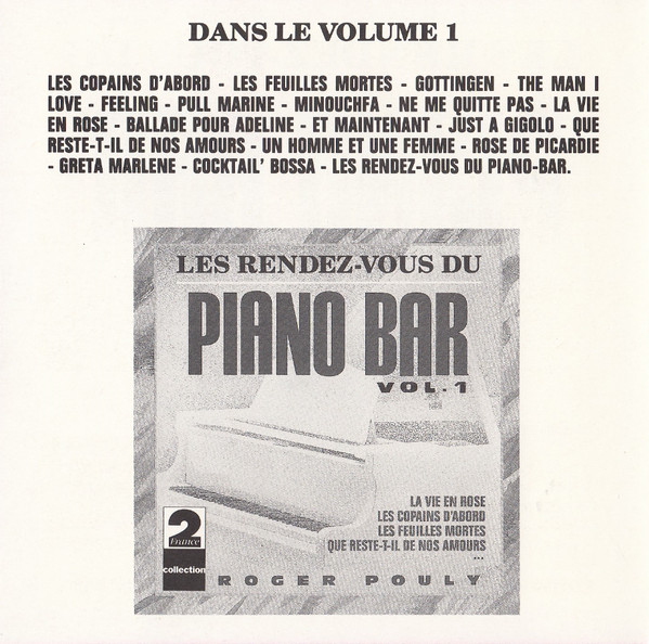 Roger Pouly - Les Rendez-Vous Du Piano Bar Vol. 2 | France Télévision Distribution (ANT2 003) - 4