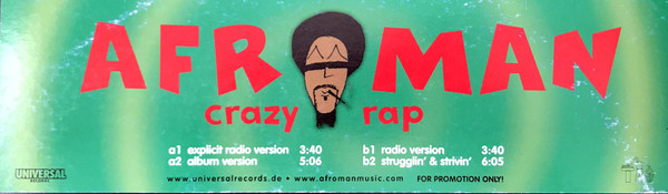 Afroman - Crazy Rap | Universal Records (none) - 2 Afroman - Crazy Rap | Universal Records (none) - 2