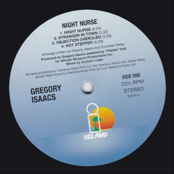 Gregory Isaacs - Night Nurse | Island Records (538761-4) - 3 Gregory Isaacs - Night Nurse | Island Records (538761-4) - 3