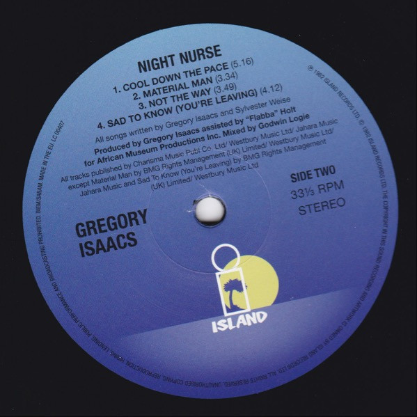 Gregory Isaacs - Night Nurse | Island Records (538761-4) - 4 Gregory Isaacs - Night Nurse | Island Records (538761-4) - 4