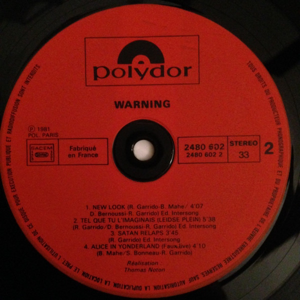 Warning - Warning | Polydor (2480 602) - 4