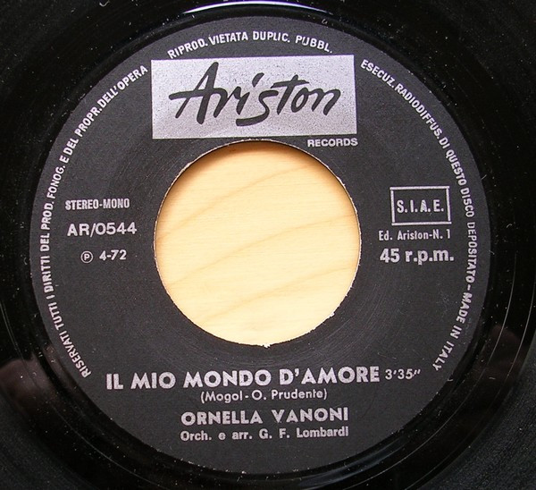 Ornella Vanoni - Che Barba Amore Mio... | Ariston (AR-0544) - 4