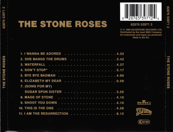 The Stone Roses - The Stone Roses | Silvertone Records (82876 53971 2) - 2