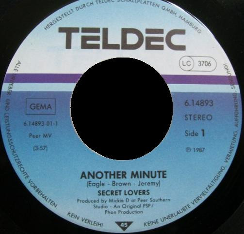 Secret Lovers - Another Minute / Too Young | TELDEC (6.14893) - 3