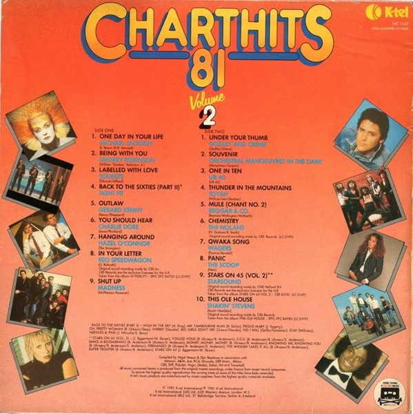 Various - Chart Hits 81 Volume 2 | K-Tel (NE 1142) - 2 Various - Chart Hits 81 Volume 2 | K-Tel (NE 1142) - 2