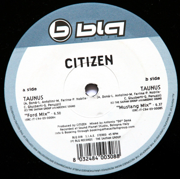 Citizen - Taunus | Blq Records (BLQ 018) - main