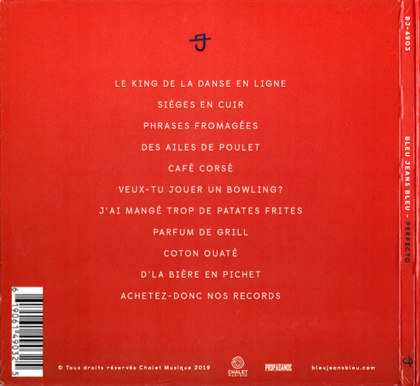 Bleu Jeans Bleu - Perfecto [CD] | Chalet Musique (BJ-4903) - 2