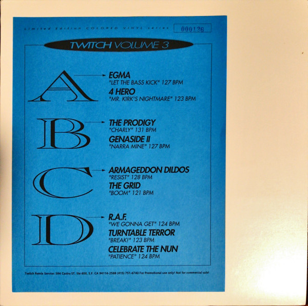 Various - Twitch Volume 3 | Twitch Recordings (TW 03) - main Various - Twitch Volume 3 | Twitch Recordings (TW 03) - main