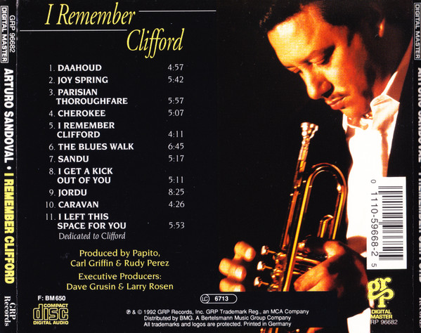 Arturo Sandoval - I Remember Clifford | GRP 10th Anniversary (GRP 96682) - 4