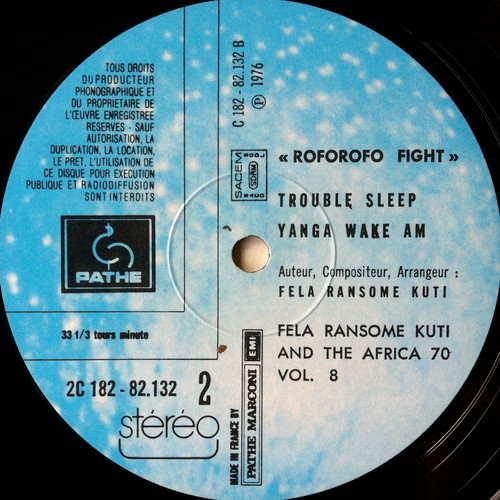 Fela Kuti & Africa 70 - Roforofo Fight | Pathé (2C 182 - 82.132) - 2