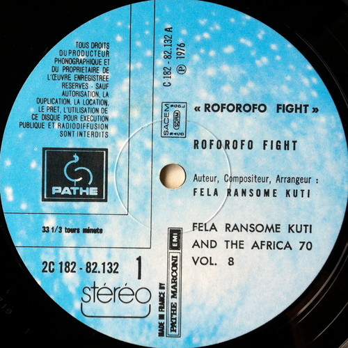Fela Kuti & Africa 70 - Roforofo Fight | Pathé (2C 182 - 82.132)