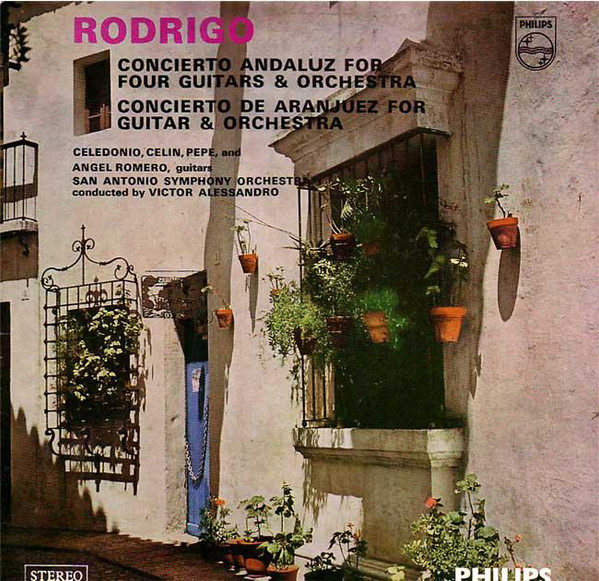 Joaquín Rodrigo / The Romeros - Concierto Andaluz For Four Guitars & Orchestra / Concierto De Aranjuez For Guitar & Orchestra | Philips (SAL 3677) - main Joaquín Rodrigo / The Romeros - Concierto Andaluz For Four Guitars & Orchestra / Concierto De Aranjuez For Guitar & Orchestra | Philips (SAL 3677) - main