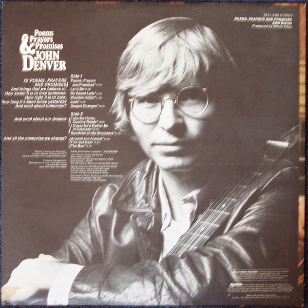 John Denver - Poems, Prayers & Promises | RCA Victor (AFL1-4499) - 2 John Denver - Poems, Prayers & Promises | RCA Victor (AFL1-4499) - 2