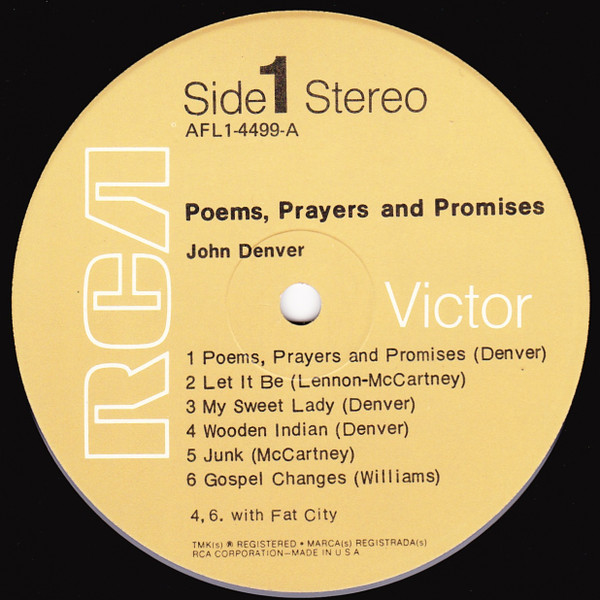 John Denver - Poems, Prayers & Promises | RCA Victor (AFL1-4499) - 3 John Denver - Poems, Prayers & Promises | RCA Victor (AFL1-4499) - 3