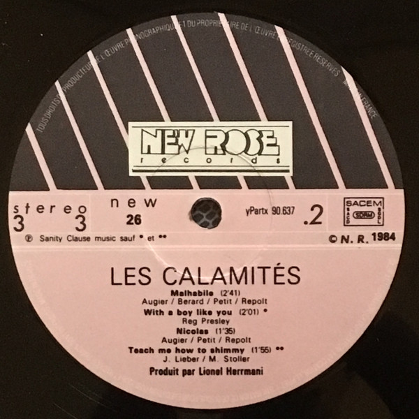 Les Calamités - À Bride Abattue | New Rose Records (NEW 26) - 4 Les Calamités - À Bride Abattue | New Rose Records (NEW 26) - 4