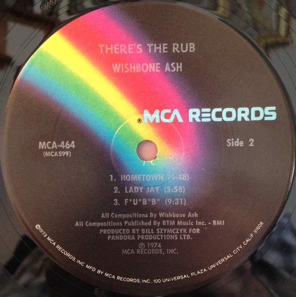 Wishbone Ash - There's The Rub | MCA Records (MCA-464) - 4