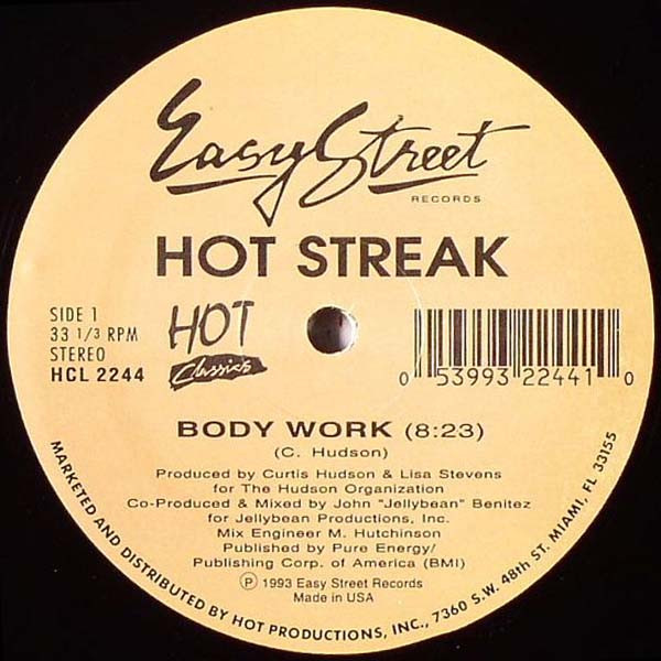 Hot Streak / World Premiere - Body Work / Share The Night | Hot Classics (HCL 2244)