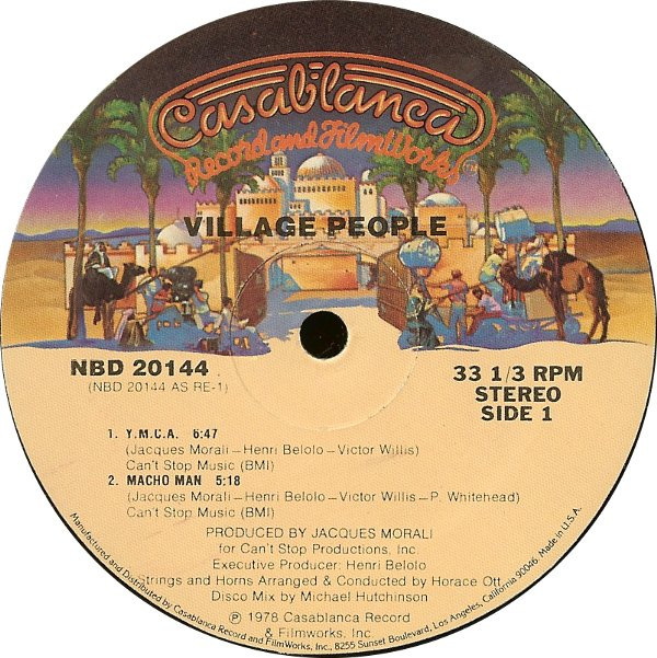 Village People - Y.M.C.A. / Macho Man | Casablanca (NBD 20144) - main
